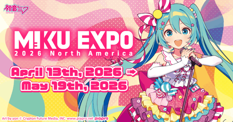 Hatsune Miku EXPO 2026 North America Tour Announced for April 2026