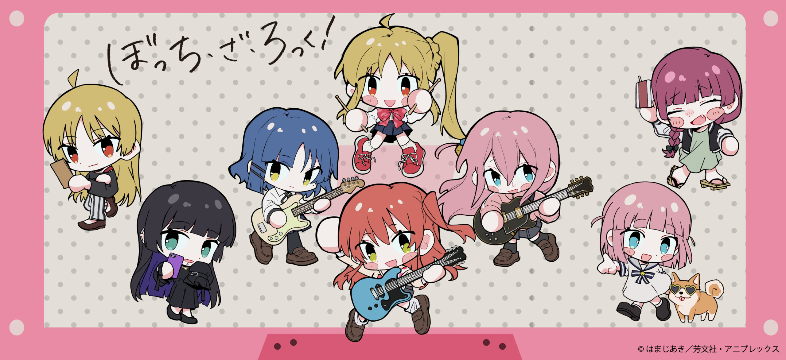 Bocchi the Rock! “Chippokke” Chibi Goods Line Adds New Items